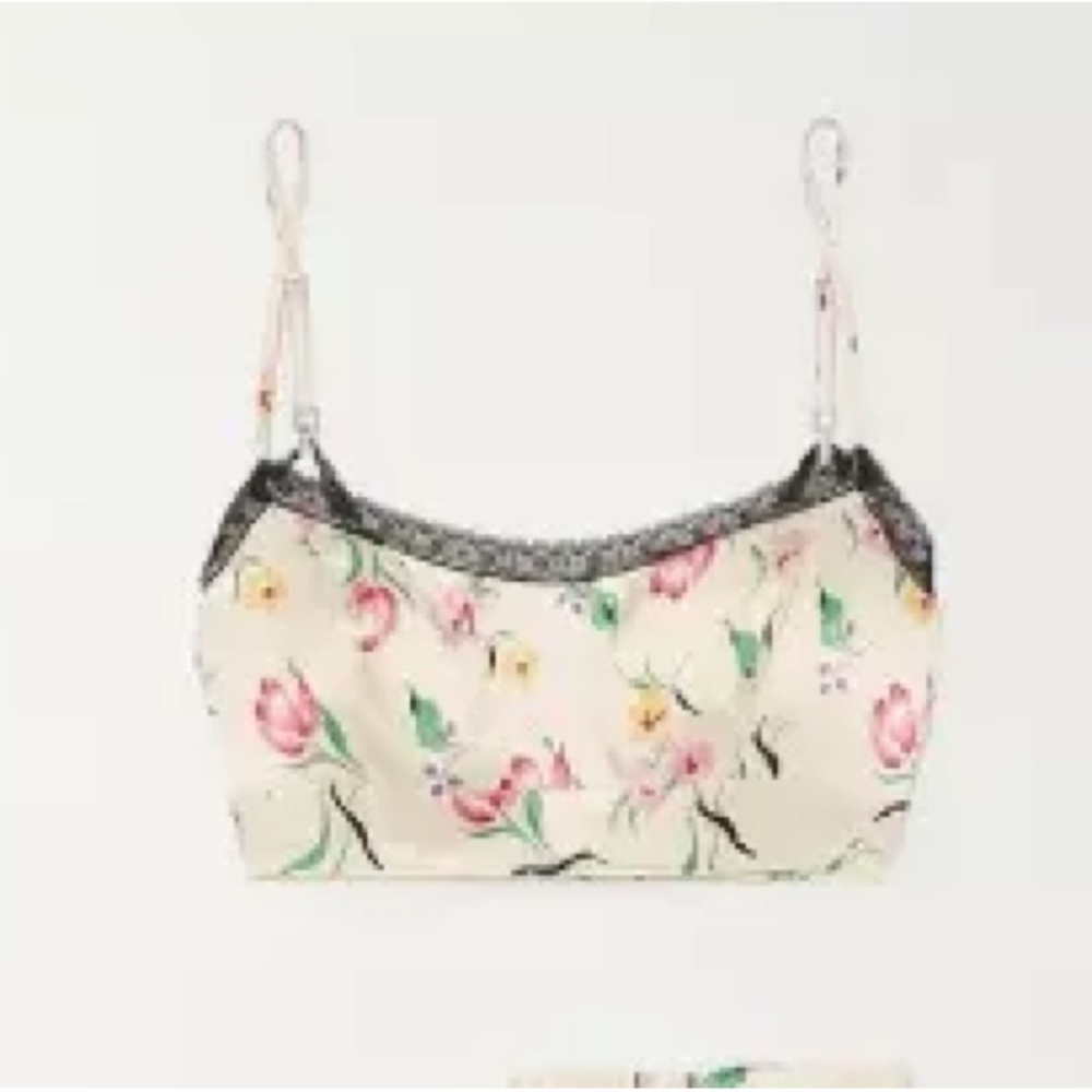 Morgan Lane Noelle Silk Sleep Bralette